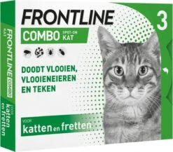 Frontline Combo Anti Vlooienmiddel En Tekenmiddel Kat - 3 Pipetten 24 Frontline Combo Anti Vlooienmiddel En Tekenmiddel Kat - 3 Pipetten -Kattenproducten 1200x1053