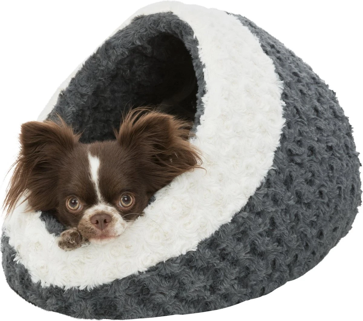 Trixie Kattenmand Iglo Kaline Grijs / Creme - 41X35X26 CM 6 Trixie Kattenmand Iglo Kaline Grijs / Creme - 41X35X26 CM - Afbeelding 4