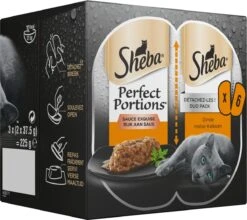Sheba Perfect Portions In Saus Katten Natvoer - Kalkoen - 8 X 6 Stuks 10 Sheba Perfect Portions In Saus Katten Natvoer - Kalkoen - 8 X 6 Stuks -Kattenproducten 1200x1067