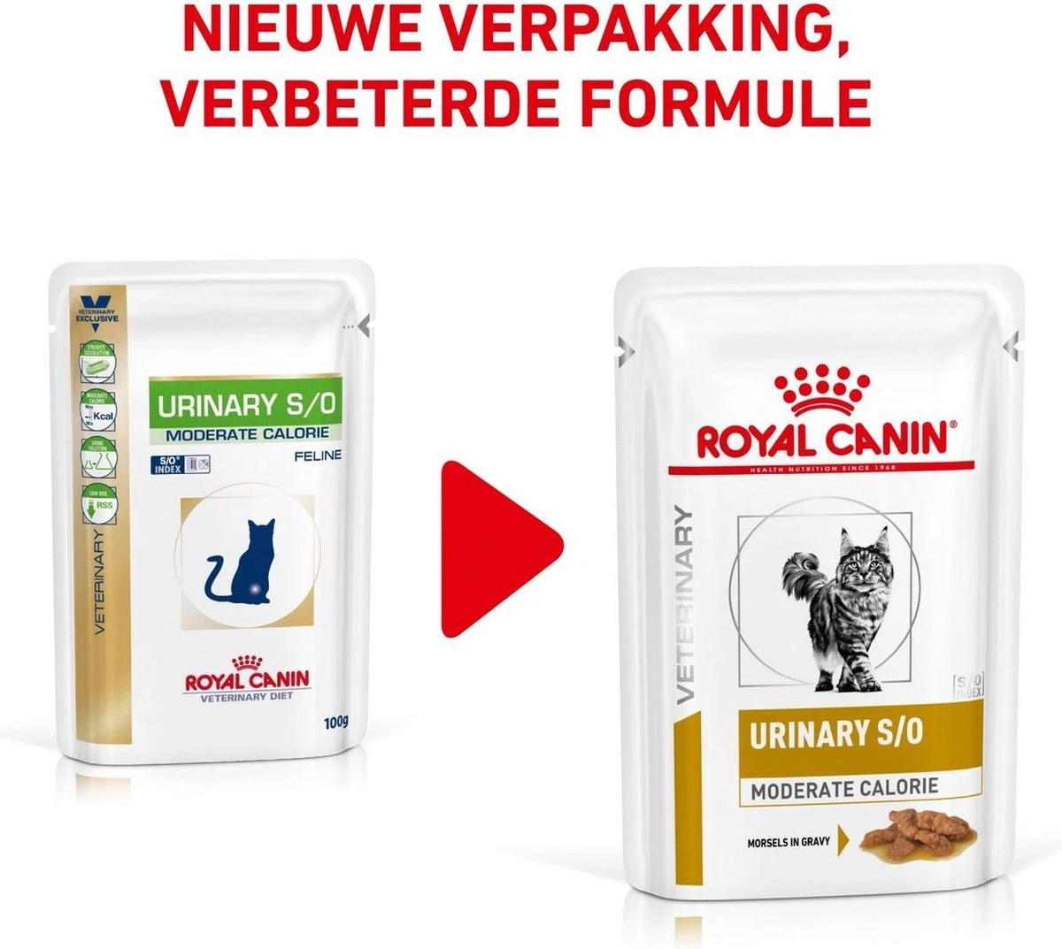 Royal Canin Urinary S/O Moderate Calorie 12 X 85g Kattenvoer 5 Royal Canin Urinary S/O Moderate Calorie 12 X 85g Kattenvoer - Afbeelding 3