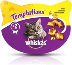 Whiskas Temptations Kattensnacks - Kip En Kaas - 8 X 60 Gr 13 Whiskas Temptations Kattensnacks - Kip En Kaas - 8 X 60 Gr -Kattenproducten 1200x1080