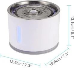 Merkloos Drinkfontein Voor Hond En Kat - RVS Waterbak - Dieren Drinkbak - Vers Water Fontein - Drinkfontein Katten- 3 Standen - 2.4 Liter - Incl. 1 Koolstoffilter 15 Merkloos Drinkfontein Voor Hond En Kat - RVS Waterbak - Dieren Drinkbak - Vers Water Fontein - Drinkfontein Katten- 3 Standen - 2.4 Liter - Incl. 1 Koolstoffilter -Kattenproducten 1200x1092