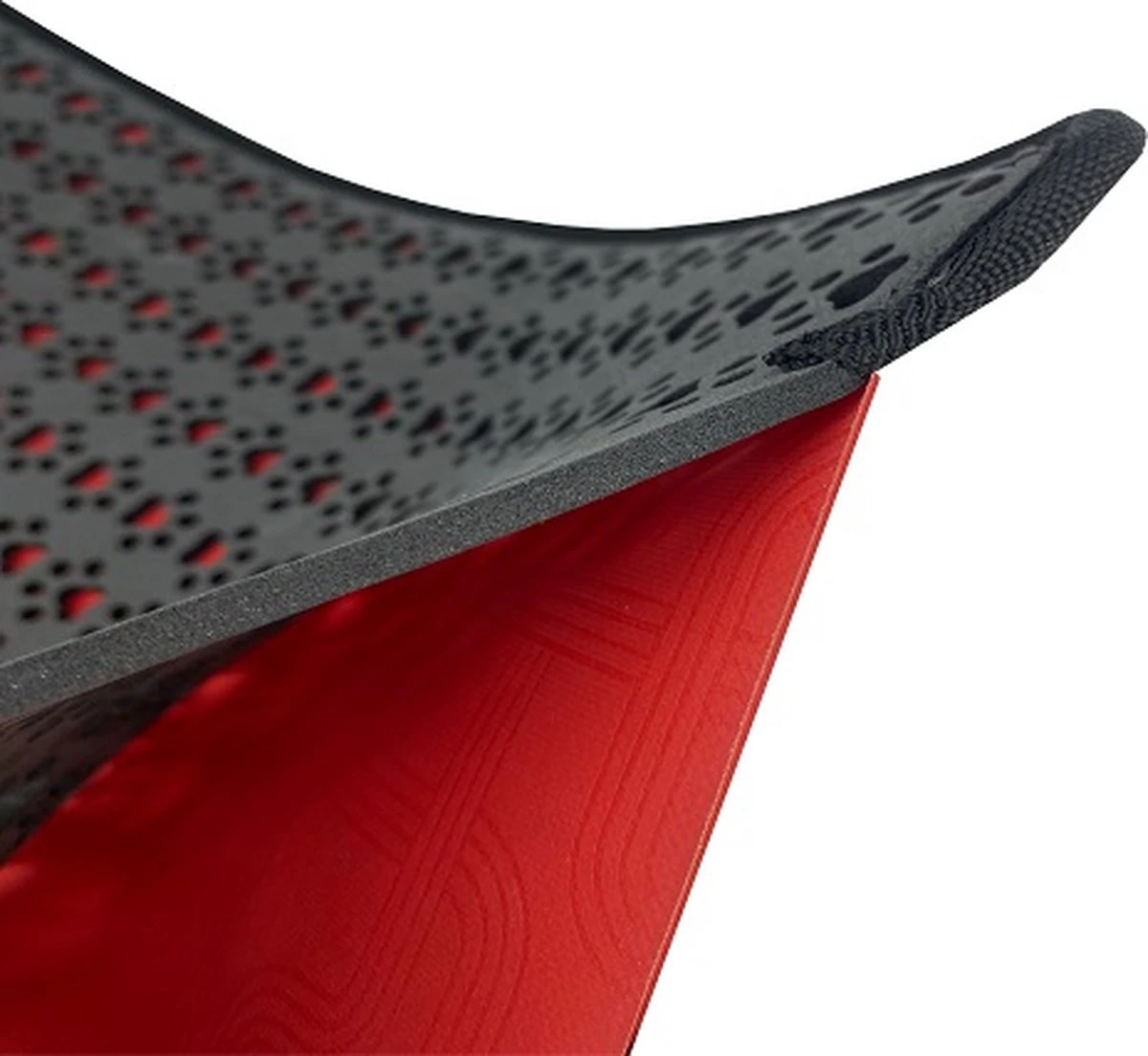 SiRaC - Kattenbakmat - Dubbele Laag Matten- Rood 6 SiRaC - Kattenbakmat - Dubbele Laag Matten- Rood - Afbeelding 4