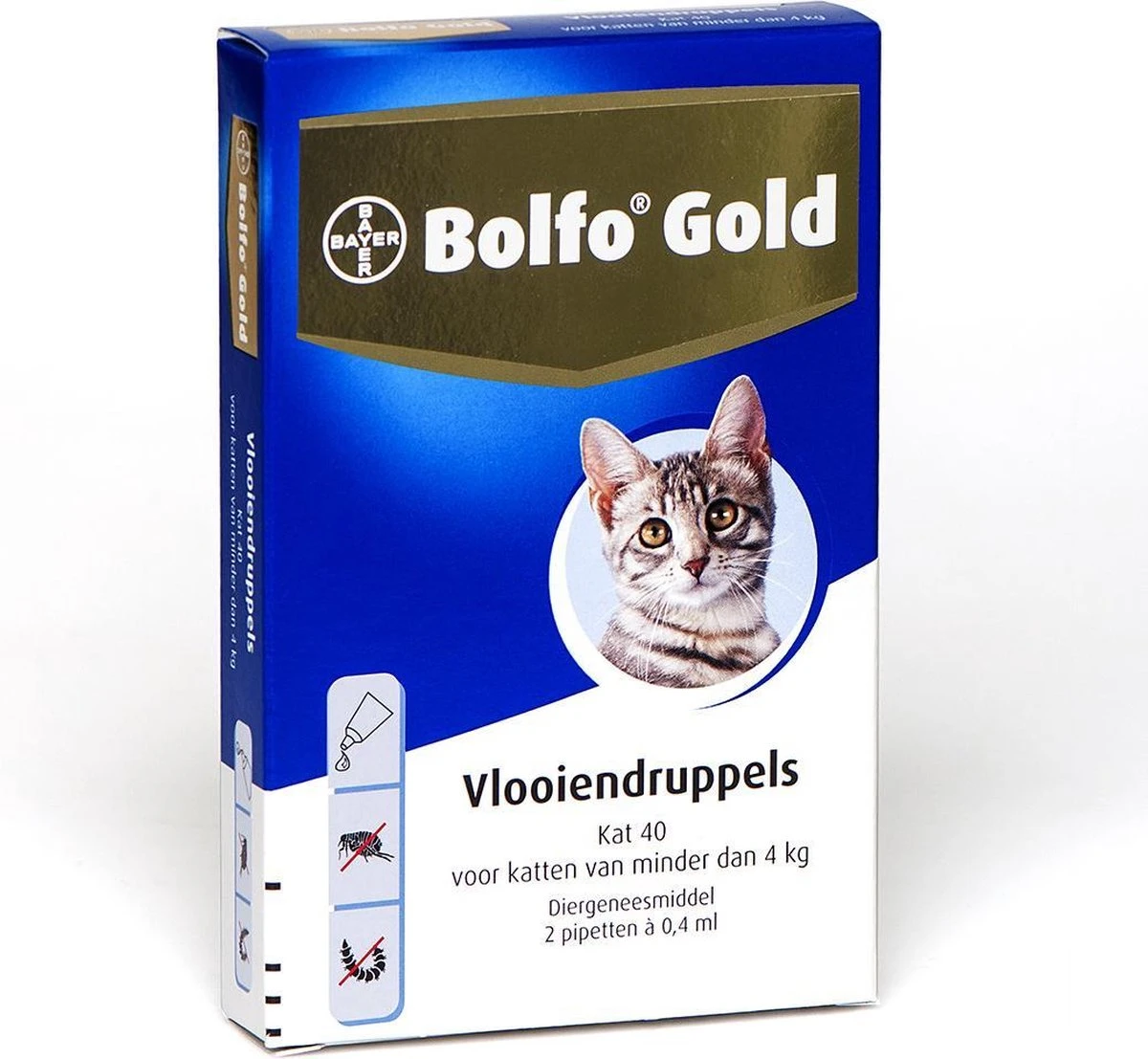 Bayer Bolfo Gold 40 Anti Vlooienmiddel - Kat - 0 Tot 4 Kg - 2 Pipetten 8 Bayer Bolfo Gold 40 Anti Vlooienmiddel - Kat - 0 Tot 4 Kg - 2 Pipetten - Afbeelding 6