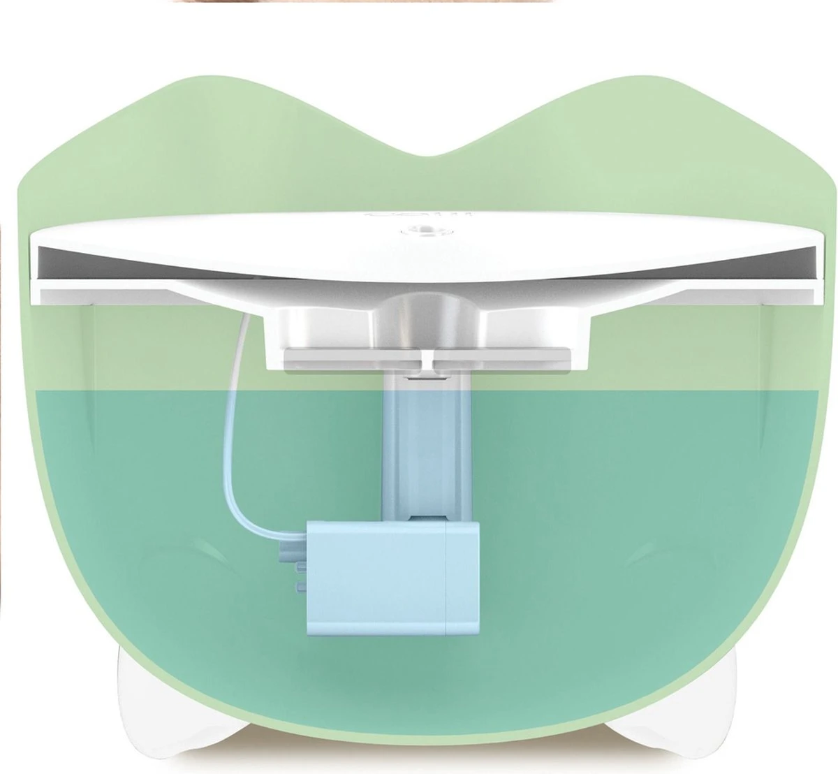 Catit Pixi Fountain - Kattendrinkbak - 20x20x16 Cm Groen 10 Catit Pixi Fountain - Kattendrinkbak - 20x20x16 Cm Groen - Afbeelding 8