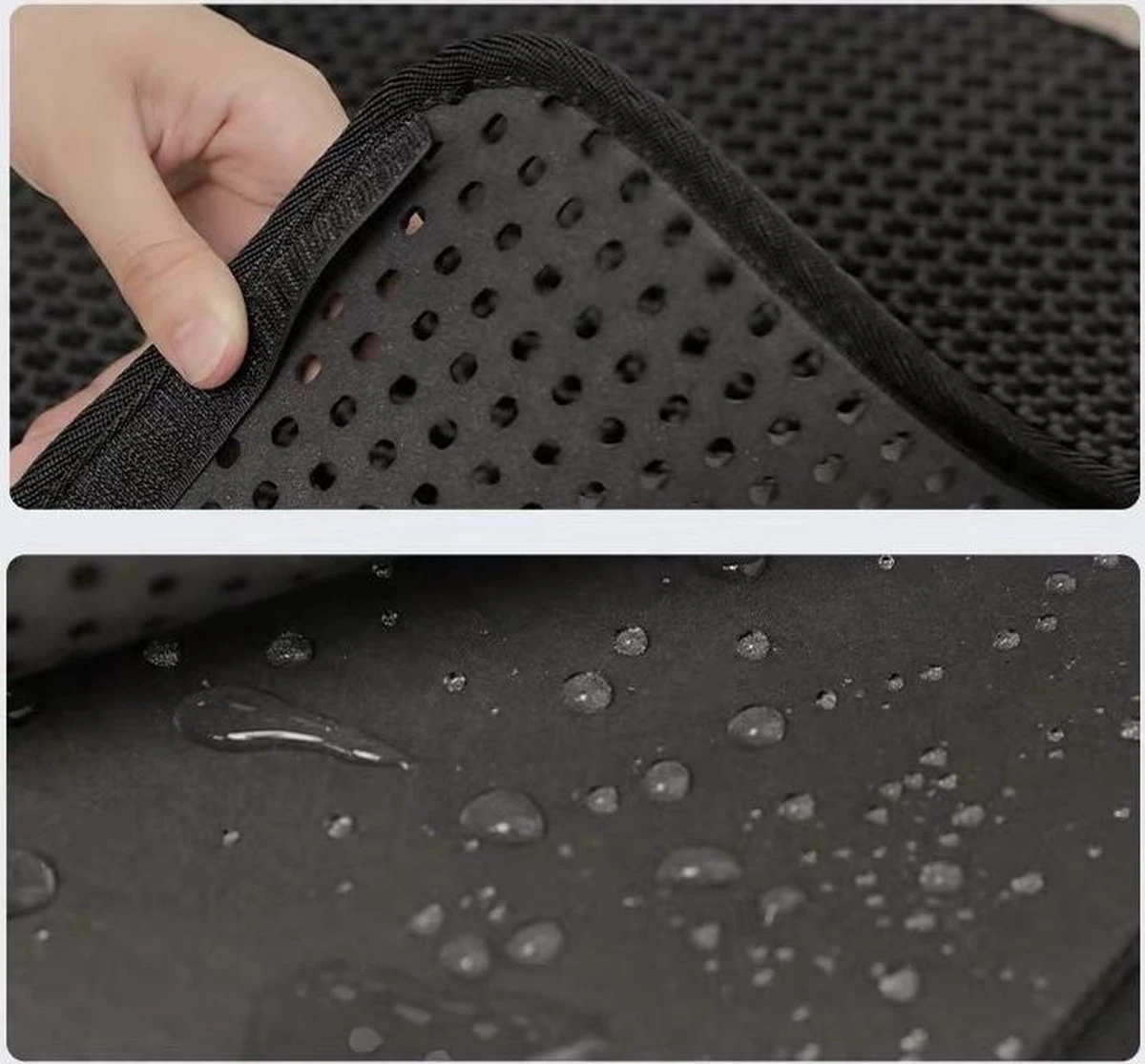 Nixnix - Kattenbakmat - 40 X 50 Cm - Waterdicht - Dubbele Laag - Honingraatstructuur - Uitloopmat - Placemat Kat - Schoonloopmat Kattenbak - Kattenbak Accessoires - Katten Grit Opvanger - Katten Mat 8 Nixnix - Kattenbakmat - 40 X 50 Cm - Waterdicht - Dubbele Laag - Honingraatstructuur - Uitloopmat - Placemat Kat - Schoonloopmat Kattenbak - Kattenbak Accessoires - Katten Grit Opvanger - Katten Mat - Afbeelding 6