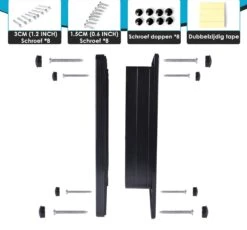 Gluxury Kattenluik Zwart Met Tunnel - 4 Vergrendelingsstanden - Weerbestendig - Binnen En Buiten - Maat L - Nederlandse Handleiding -Kattenproducten 1200x1118 2