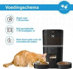 Pretty Paws QQ003 - Wifi Voermachine - Dubbele Voerbakjes - Zwart - Kat - 6L 23 Pretty Paws QQ003 - Wifi Voermachine - Dubbele Voerbakjes - Zwart - Kat - 6L -Kattenproducten 1200x1124