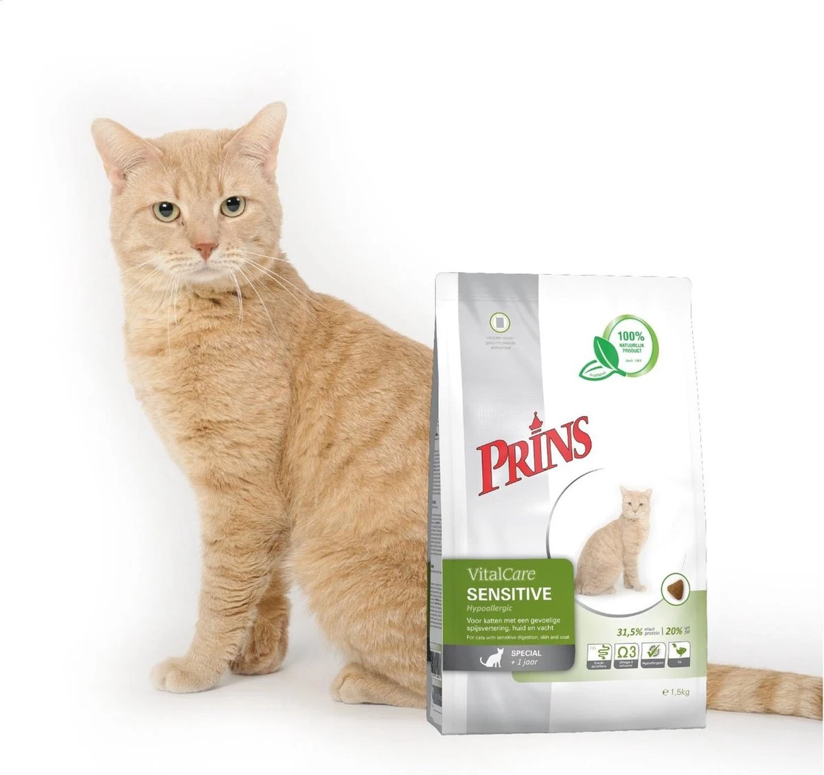 Prins - VitalCare Sensitive Hypoallergic - Kattenvoer - 5 Kg 6 Prins - VitalCare Sensitive Hypoallergic - Kattenvoer - 5 Kg - Afbeelding 4