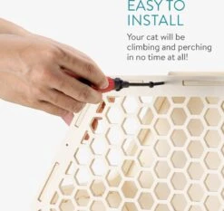 Navaris Katten Klimwand 4-delige Set - Katten Klimmuur Voor Binnenshuis - Kattenmeubel Met Wandmontage - Met Drie Plankjes Voor Meer Klimplezier 10 Navaris Katten Klimwand 4-delige Set - Katten Klimmuur Voor Binnenshuis - Kattenmeubel Met Wandmontage - Met Drie Plankjes Voor Meer Klimplezier -Kattenproducten 1200x1132 3