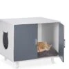 Relaxdays Kattenbak Ombouw Design - Kattenhuis Op Pootjes - Kattenmeubel Wit - Kattenkast 1 Relaxdays Kattenbak Ombouw Design - Kattenhuis Op Pootjes - Kattenmeubel Wit - Kattenkast -Kattenproducten 1200x1136 11