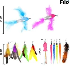 Filo Kattenhengel Set + 12 Kattenspeeltjes – Speelhengels Interactief Kattenspeelgoed – Hengel Kattenspeeltje Kittens - Speelgoed Speelhengel Vis Kat En Kitten 13 Filo Kattenhengel Set + 12 Kattenspeeltjes – Speelhengels Interactief Kattenspeelgoed – Hengel Kattenspeeltje Kittens - Speelgoed Speelhengel Vis Kat En Kitten -Kattenproducten 1200x1137 8