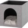 Trixie Kattenmand Iglo Ella Grijs - 33X33X37 CM 1 Trixie Kattenmand Iglo Ella Grijs - 33X33X37 CM -Kattenproducten 1200x1142 5