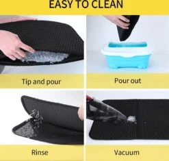 Nobleza Kattenbakmat - Kattenmat Met Filter - Kattenbak Accessoires - Grit Opvanger - 3 Lagen - Waterdicht - 60x45 Cm - Opvouwbaar - Zwart 14 Nobleza Kattenbakmat - Kattenmat Met Filter - Kattenbak Accessoires - Grit Opvanger - 3 Lagen - Waterdicht - 60x45 Cm - Opvouwbaar - Zwart -Kattenproducten 1200x1143 2