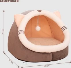 Kattenmand - Kattenhuis - Kattenbed - Kattenhangmat - Poezenmand - Kattenkussen - 40 Cm -Kattenproducten 1200x1147 3