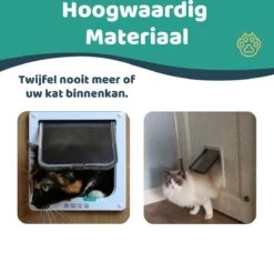Mmoods Kattenluik – Zwarte Kattentunnel Maat L – Weersbestendig Dankzij Borstel – 4 Vergrendelingsstanden – Geschikt Voor Binnen En Buiten -Kattenproducten 1200x1150 2