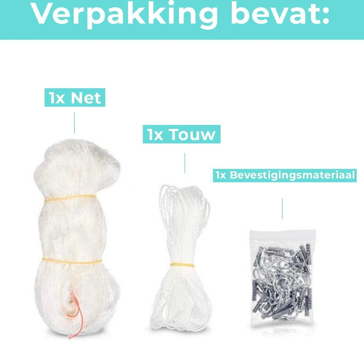 Kattennet Premium - 800 X 300 CM - Kattennet Voor Balkon - Transparant - Balkon Net - Makkelijk Te Monteren- Kattengaas 3 Kattennet Premium - 800 X 300 CM - Kattennet Voor Balkon - Transparant - Balkon Net - Makkelijk Te Monteren- Kattengaas - Afbeelding 2