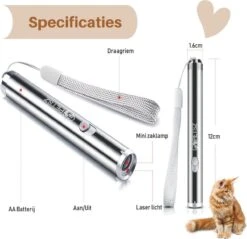 Laserpen - Kattenspeeltjes - Zaklamp - Kat - Laser - Kattenspeelgoed - RVS Opbergblikje 9 Laserpen - Kattenspeeltjes - Zaklamp - Kat - Laser - Kattenspeelgoed - RVS Opbergblikje -Kattenproducten 1200x1161 14