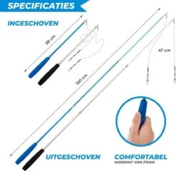 Merkloos 2 Kattenhengels Met 10 Speeltjes – Bewegende Kattenspeeltjes Met Veren En Belletjes – Interactieve Kattenspeelgoed Voor Kittens – Cat Toys 12 Merkloos 2 Kattenhengels Met 10 Speeltjes – Bewegende Kattenspeeltjes Met Veren En Belletjes – Interactieve Kattenspeelgoed Voor Kittens – Cat Toys -Kattenproducten 1200x1165 3