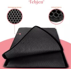 TEBJEN Kattenbakmat – Kattenbak Mat Grit Opvanger - Schoonloop Katten Mat – Dubbele Waterdichte Laag – Uitloopmat Kattenbak – Kattenbak Accessoires - Met Speelgoedmuisje En Schepje - 30cm * 30cm 18 TEBJEN Kattenbakmat – Kattenbak Mat Grit Opvanger - Schoonloop Katten Mat – Dubbele Waterdichte Laag – Uitloopmat Kattenbak – Kattenbak Accessoires - Met Speelgoedmuisje En Schepje - 30cm * 30cm -Kattenproducten 1200x1167 5