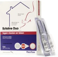 Flea Free Ectoline Duo Kat - Tegen Vlooien En Teken - 2 Pipetten 15 Flea Free Ectoline Duo Kat - Tegen Vlooien En Teken - 2 Pipetten -Kattenproducten 1200x1169 1