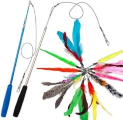 Merkloos 2 Kattenhengels Met 10 Speeltjes – Bewegende Kattenspeeltjes Met Veren En Belletjes – Interactieve Kattenspeelgoed Voor Kittens – Cat Toys 15 Merkloos 2 Kattenhengels Met 10 Speeltjes – Bewegende Kattenspeeltjes Met Veren En Belletjes – Interactieve Kattenspeelgoed Voor Kittens – Cat Toys -Kattenproducten 1200x1172 9