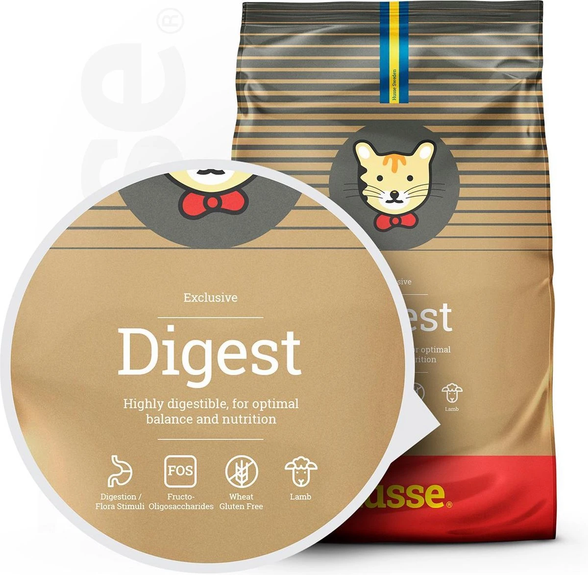 Husse Exclusive Lam & Rijst - Kattenvoer - 7 Kg 5 Husse Exclusive Lam & Rijst - Kattenvoer - 7 Kg - Afbeelding 3