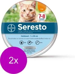 Seresto Teken- En Vlooienband Kat - Anti Tekenmiddel - 2 Stuks X 38 Cm 8 Seresto Teken- En Vlooienband Kat - Anti Tekenmiddel - 2 Stuks X 38 Cm -Kattenproducten 1200x1174 5