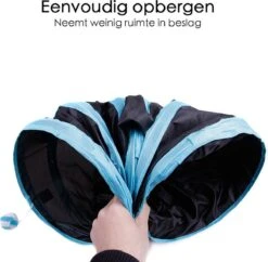 Merkloos Kattentunnel - Opvouwbaar - 3 Gangen - Voor Binnen En Buiten 14 Merkloos Kattentunnel - Opvouwbaar - 3 Gangen - Voor Binnen En Buiten -Kattenproducten 1200x1174 9
