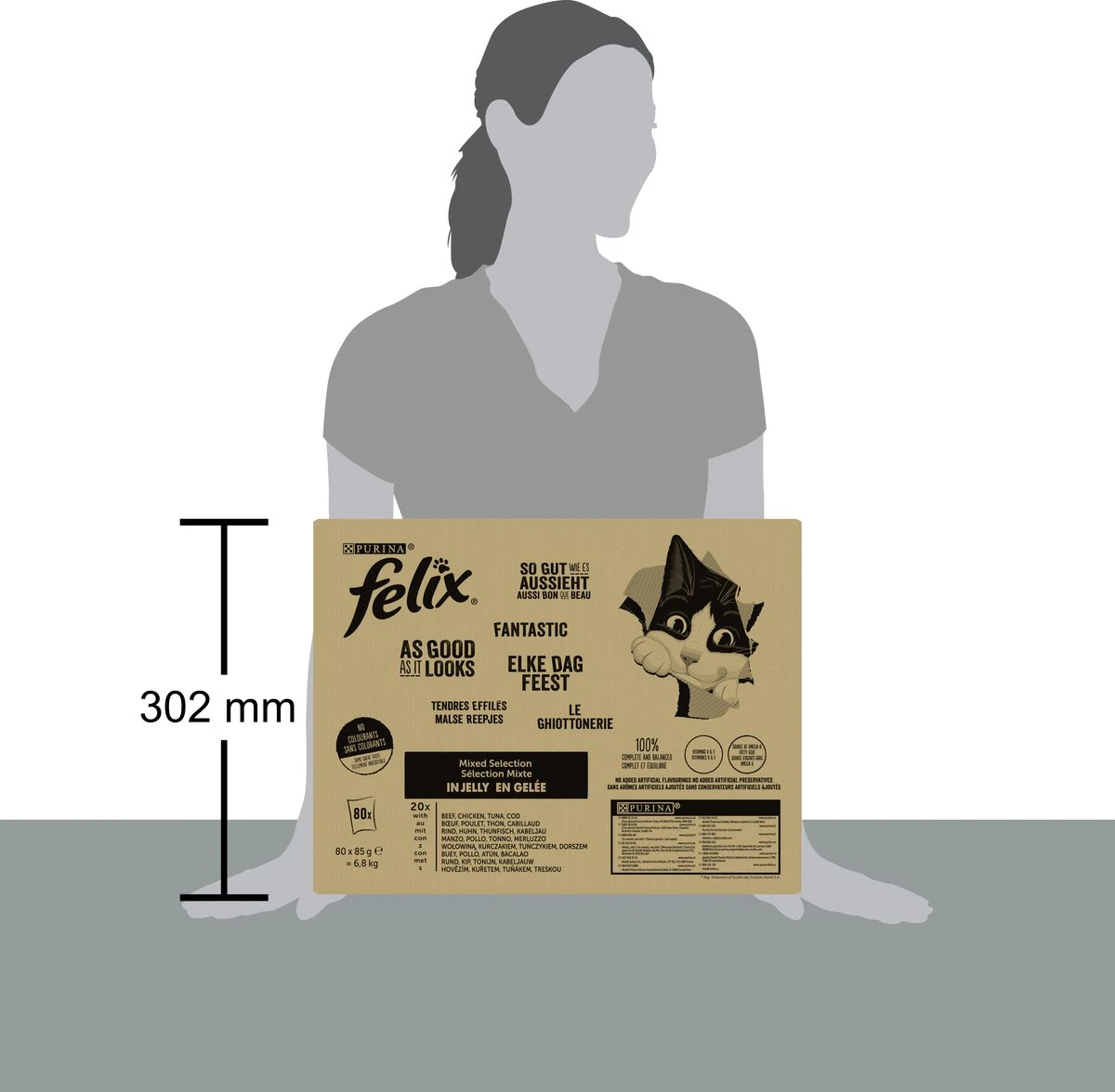 Felix Elke Dag Feest Mix Selectie In Gelei - Katten Natvoer - 80 X 85g 9 Felix Elke Dag Feest Mix Selectie In Gelei - Katten Natvoer - 80 X 85g - Afbeelding 7