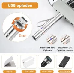 DOWO® - Laserpen - USB Oplaadbaar - Kattenspeeltjes - 7 Verschillende Standen - Laserlampje - RVS Zilver - Laser Pointer 15 DOWO® - Laserpen - USB Oplaadbaar - Kattenspeeltjes - 7 Verschillende Standen - Laserlampje - RVS Zilver - Laser Pointer -Kattenproducten 1200x1181 4