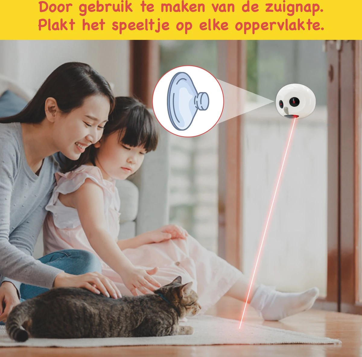 Kattenspeeltjes - Kattenspeelgoed Intelligentie - Laser - Kattenspeelgoed Elektrisch - Kattenspeelgoed Interactief 4 Kattenspeeltjes - Kattenspeelgoed Intelligentie - Laser - Kattenspeelgoed Elektrisch - Kattenspeelgoed Interactief - Afbeelding 2