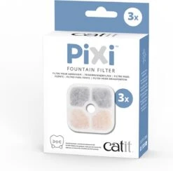 Catit Pixi Fountain Filter Cartridge - Kattendrinkbak - 6 Stuks -Kattenproducten 1200x1183