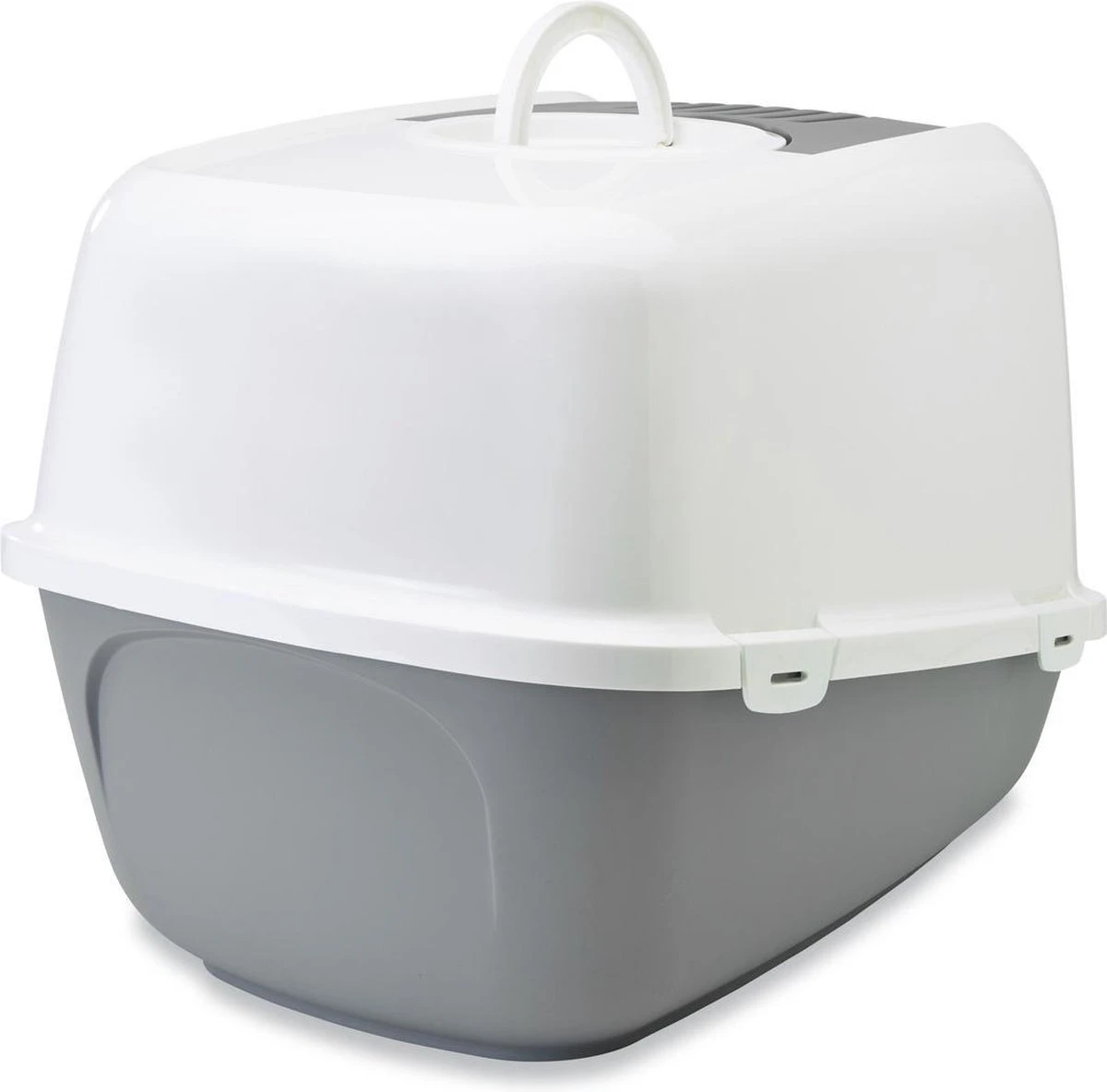 Savic Nestor Jumbo - Grijs - Kattenbak - 66 X 48 X 46 Cm 5 Savic Nestor Jumbo - Grijs - Kattenbak - 66 X 48 X 46 Cm - Afbeelding 3