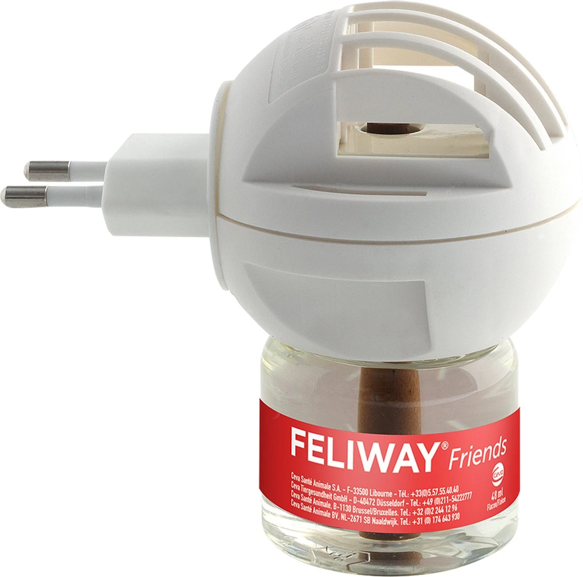 Feliway Friends - Startset - 1 Verdamper Met 1 Vulling - 48 Ml - Anti-conflict Voor Katten 11 Feliway Friends - Startset - 1 Verdamper Met 1 Vulling - 48 Ml - Anti-conflict Voor Katten - Afbeelding 9