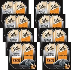 Sheba Perfect Portions In Saus Katten Natvoer - Kalkoen - 8 X 6 Stuks 11 Sheba Perfect Portions In Saus Katten Natvoer - Kalkoen - 8 X 6 Stuks -Kattenproducten 1200x1189