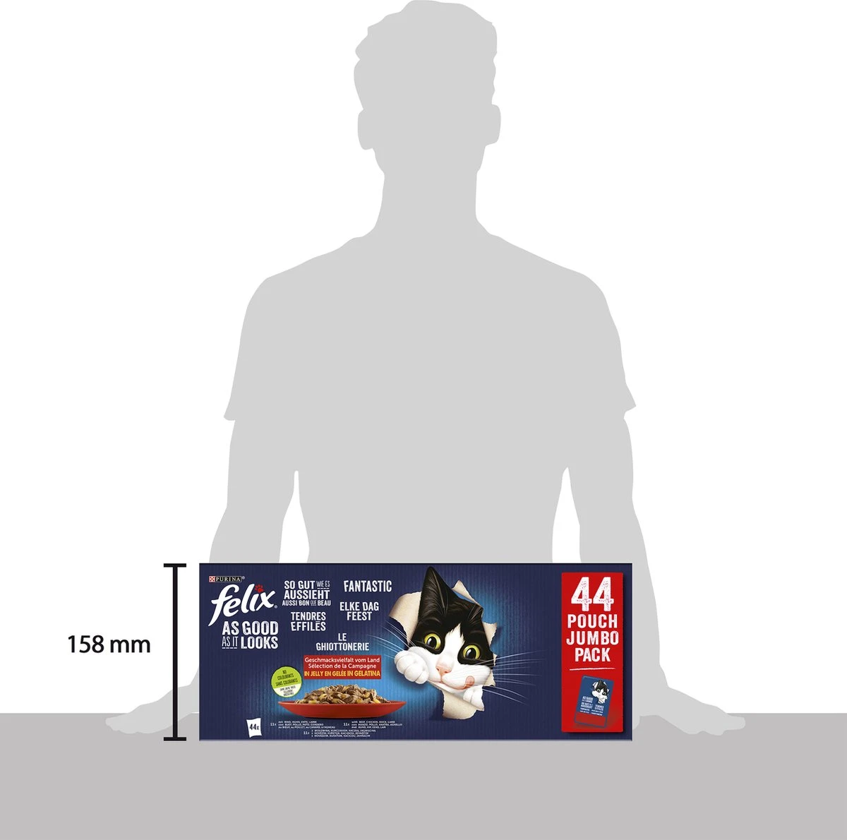 Felix Elke Dag Feest Farm Selectie In Gelei - Katten Natvoer - 44 X 85g 5 Felix Elke Dag Feest Farm Selectie In Gelei - Katten Natvoer - 44 X 85g - Afbeelding 3