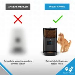 Pretty Paws PP005 Wifi Voerautomaat Zwart - Automatische Voerbak - Slimme Voerautomaat Met App - Instelbaar Voedingsschema - WIFI 19 Pretty Paws PP005 Wifi Voerautomaat Zwart - Automatische Voerbak - Slimme Voerautomaat Met App - Instelbaar Voedingsschema - WIFI -Kattenproducten 1200x1190 6