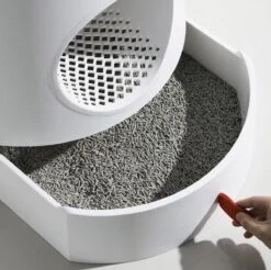 A Sunny Day Kattenbak Met Lade, Bedje En Krabplank - Inclusief Schepje - Design Kattenbak - Wit - Dichte Kattenbak - Kattenbak Gesloten 27 A Sunny Day Kattenbak Met Lade, Bedje En Krabplank - Inclusief Schepje - Design Kattenbak - Wit - Dichte Kattenbak - Kattenbak Gesloten -Kattenproducten 1200x1193 7