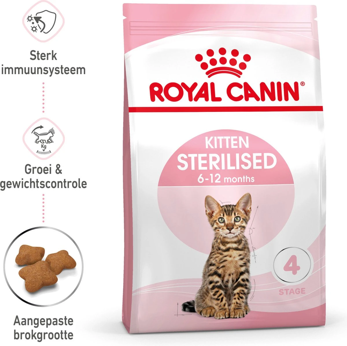Royal Canin Kitten Sterilised - Kattenvoer - 3,5 Kg 20 Royal Canin Kitten Sterilised - Kattenvoer - 3,5 Kg - Afbeelding 18