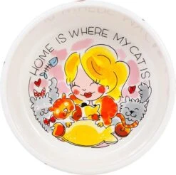 Blond Amsterdam - Kattenvoerbak - Wit - Ø 15,5 Cm -Kattenproducten 1200x1194