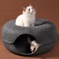 Merkloos A.K.A. Kattentunnel En Kattenmand In-1 – Kattenspeelgoed Speeltunnel Kattenhuis – Kattenhol Rond Kattenspeeltjes - Cat Cave Donut - Antraciet Vilt 13 Merkloos A.K.A. Kattentunnel En Kattenmand In-1 – Kattenspeelgoed Speeltunnel Kattenhuis – Kattenhol Rond Kattenspeeltjes - Cat Cave Donut - Antraciet Vilt -Kattenproducten 1200x1195 10