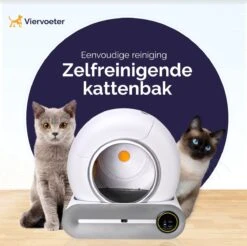 Viervoeter™ Kattenbak Zelfreinigend – Automatische Kattenbak – Zelfreinigende Kattenbak – Anti-geur – 53x58x55cm – Bedienen Via App – 65 Liter 16 Viervoeter™ Kattenbak Zelfreinigend – Automatische Kattenbak – Zelfreinigende Kattenbak – Anti-geur – 53x58x55cm – Bedienen Via App – 65 Liter -Kattenproducten 1200x1196 5