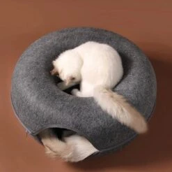 Merkloos A.K.A. Kattentunnel En Kattenmand In-1 – Kattenspeelgoed Speeltunnel Kattenhuis – Kattenhol Rond Kattenspeeltjes - Cat Cave Donut - Antraciet Vilt 17 Merkloos A.K.A. Kattentunnel En Kattenmand In-1 – Kattenspeelgoed Speeltunnel Kattenhuis – Kattenhol Rond Kattenspeeltjes - Cat Cave Donut - Antraciet Vilt -Kattenproducten 1200x1196 7