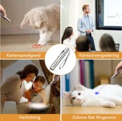 DOWO® - Laserpen - USB Oplaadbaar - Kattenspeeltjes - 7 Verschillende Standen - Laserlampje - RVS Zilver - Laser Pointer 14 DOWO® - Laserpen - USB Oplaadbaar - Kattenspeeltjes - 7 Verschillende Standen - Laserlampje - RVS Zilver - Laser Pointer -Kattenproducten 1200x1197 13