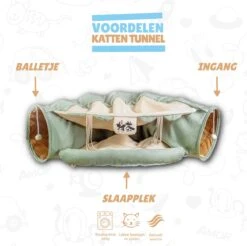 Kattentunnel - Tunnel Kat - Kattenmand - Kattenhuis - Speel Tunnel Kat - Premium 9 Kattentunnel - Tunnel Kat - Kattenmand - Kattenhuis - Speel Tunnel Kat - Premium -Kattenproducten 1200x1197 15