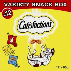 Catisfactions Megabox - Kattensnacks - 12 X 60 Gr -Kattenproducten 1200x1198 4