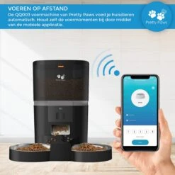 Pretty Paws QQ003 - Wifi Voermachine - Dubbele Voerbakjes - Zwart - Kat - 6L 21 Pretty Paws QQ003 - Wifi Voermachine - Dubbele Voerbakjes - Zwart - Kat - 6L -Kattenproducten 1200x1200 100