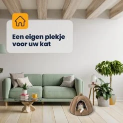MIRO Katten Huis - Kattenhuizen - Kattenhok - Kattenmand - Dierenhuis - Extra Zacht - Bruin 18 MIRO Katten Huis - Kattenhuizen - Kattenhok - Kattenmand - Dierenhuis - Extra Zacht - Bruin -Kattenproducten 1200x1200 1006