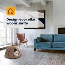 MIRO Katten Huis - Kattenhuizen - Kattenhok - Kattenmand - Dierenhuis - Extra Zacht - Bruin 22 MIRO Katten Huis - Kattenhuizen - Kattenhok - Kattenmand - Dierenhuis - Extra Zacht - Bruin -Kattenproducten 1200x1200 1007